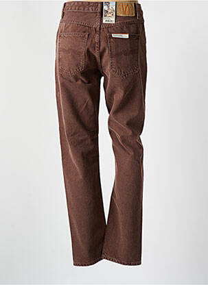 Pantalon slim buzunare maro NUDIE JEANS CO femeie