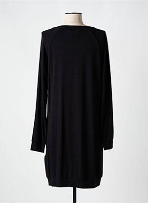 Rochie midi imprimeu fantezie mâneci lungi negru LIU  JO femeie