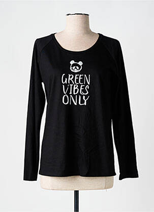 Tricou mâneci lungi mâneci lungi negru ROSCH CREATIVE CULTURE femeie