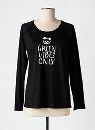 Tricou mâneci lungi mâneci lungi negru ROSCH CREATIVE CULTURE femme
