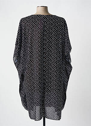 Rochie scurtă mâneci scurte mâneci scurte negru ANTIGEL femeie