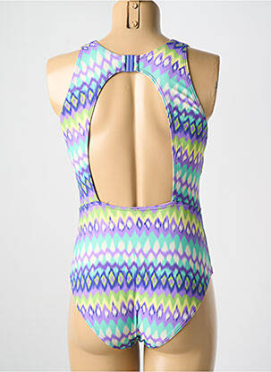 Costum de baie dintr-o singură piesă imprimeu fantezie top sutien modelat violet PRIMADONNA femeie