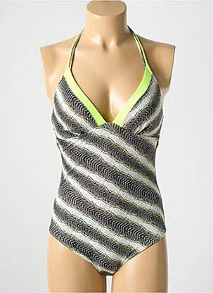 Costum de baie dintr-o singură piesă imprimeu fantezie top sutien modelat verde MARIE JO femeie