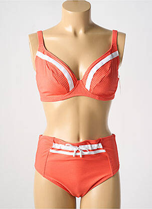 Costum de baie din două piese portocaliu LIDEA femeie