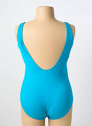 Costum de baie dintr-o singură piesă elasticitate albastru CHARMLINE femeie