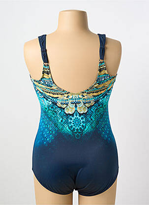 Costum de baie dintr-o singură piesă imprimeu fantezie top sutien modelat albastru SUNFLAIR femeie