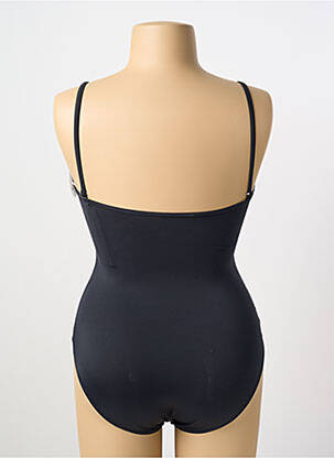 Costum de baie dintr-o singură piesă bretele elastice detașabile top sutien modelat negru CHARMLINE femeie