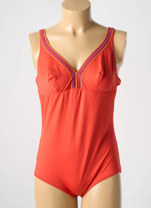 Costum de baie dintr-o singură piesă portocaliu ANTIGEL femeie