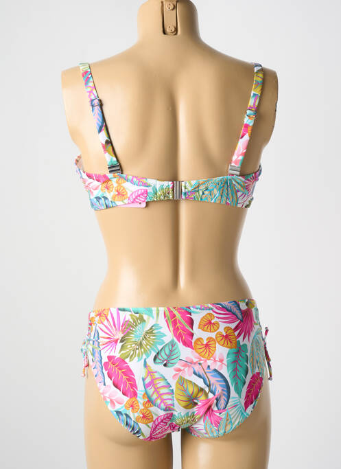 Costum de baie din două piese roz ANTIGEL femeie