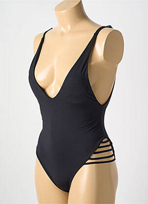 Costum de baie dintr-o singură piesă elasticitate top triunghiuri negru MALAI femeie