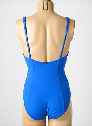 Costum de baie dintr-o singură piesă elasticitate top sutien modelat albastru AMORESSA femeie