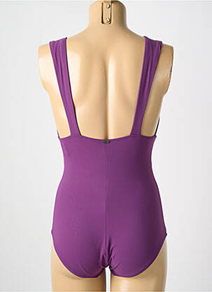 Costum de baie dintr-o singură piesă elasticitate top sutien modelat violet AMORESSA femeie