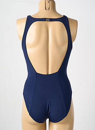 Costum de baie dintr-o singură piesă elasticitate top sutien modelat albastru AMORESSA femeie