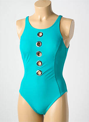 Costum de baie dintr-o singură piesă elasticitate top sutien modelat albastru deschis AMORESSA femme