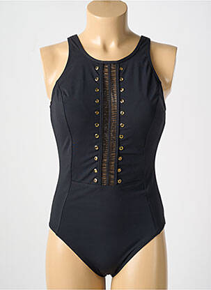 Costum de baie dintr-o singură piesă elasticitate top sutien modelat negru AMORESSA femeie
