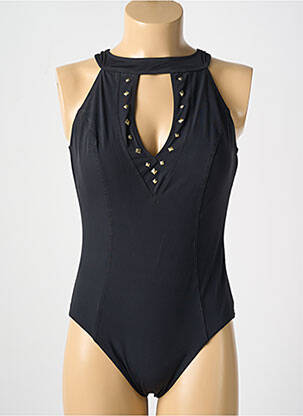 Costum de baie dintr-o singură piesă elasticitate top sutien modelat negru AMORESSA femeie