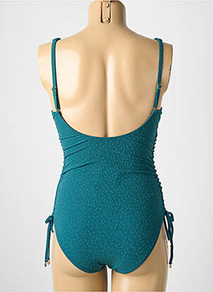 Costum de baie dintr-o singură piesă elasticitate top sutien modelat verde CYELL femeie