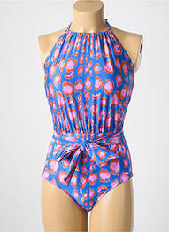 Costum de baie dintr-o singură piesă imprimeu fantezie top sutien modelat albastru CYELL femme