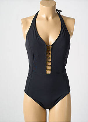 Costum de baie dintr-o singură piesă elasticitate top sutien modelat negru AMORESSA femeie