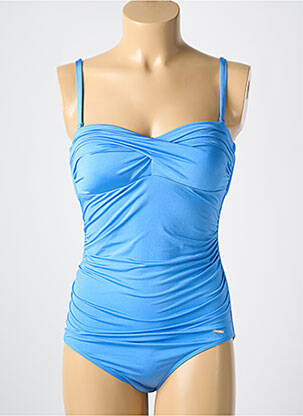 Costum de baie dintr-o singură piesă elasticitate top sutien modelat albastru CYELL femeie