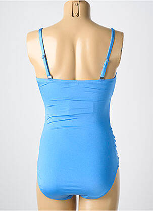 Costum de baie dintr-o singură piesă elasticitate top sutien modelat albastru CYELL femeie