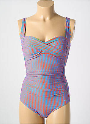 Costum de baie dintr-o singură piesă albastru CYELL femeie