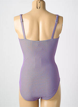 Costum de baie dintr-o singură piesă elasticitate top sutien modelat albastru CYELL femeie