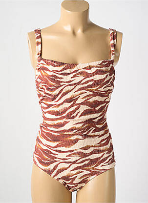 Costum de baie dintr-o singură piesă maro CYELL femeie