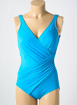 Costum de baie dintr-o singură piesă elasticitate top sutien modelat albastru MIRACLESUIT femeie