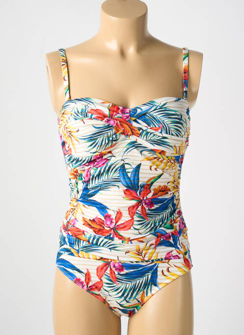 Costum de baie dintr-o singură piesă alb CYELL femeie