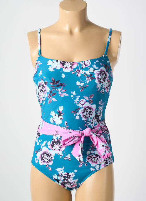 Costum de baie dintr-o singură piesă elasticitate albastru CYELL femme