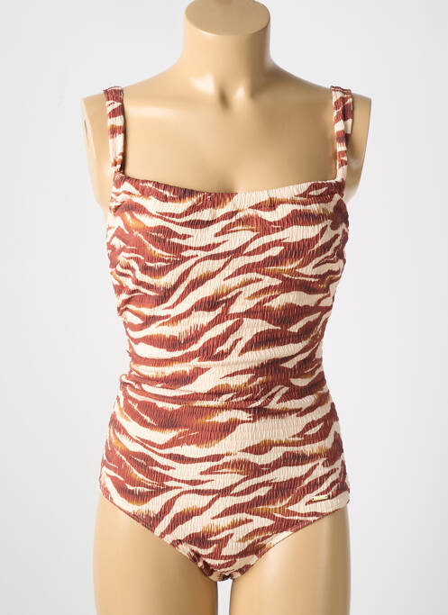 Costum de baie dintr-o singură piesă maro CYELL femeie