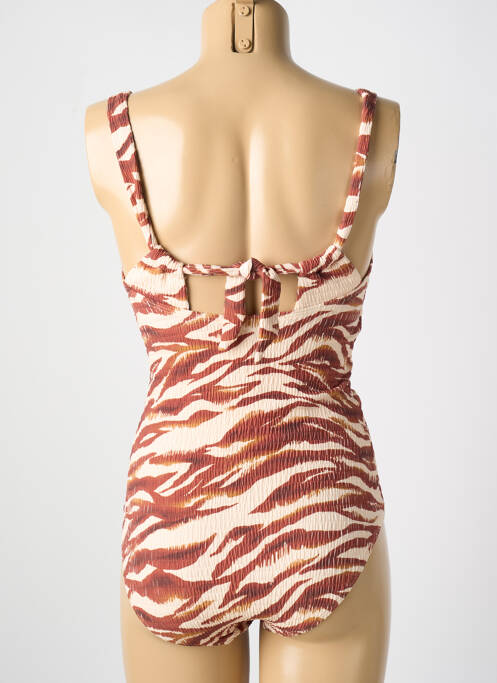 Costum de baie dintr-o singură piesă maro CYELL femeie