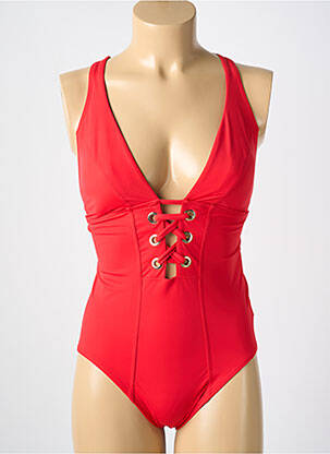 Costum de baie dintr-o singură piesă elasticitate top sutien modelat roșu AMORESSA femeie
