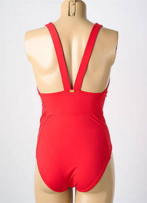 Costum de baie dintr-o singură piesă elasticitate top sutien modelat roșu AMORESSA femeie