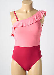 Costum de baie dintr-o singură piesă elasticitate roz CYELL femme