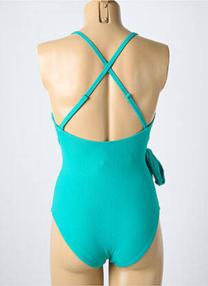 Costum de baie dintr-o singură piesă elasticitate top sutien modelat albastru CYELL femeie
