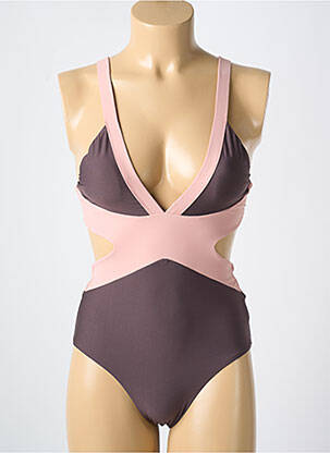 Costum de baie dintr-o singură piesă elasticitate top sutien modelat violet PILYQ femeie