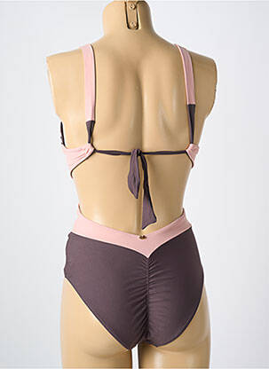 Costum de baie dintr-o singură piesă elasticitate top sutien modelat violet PILYQ femeie