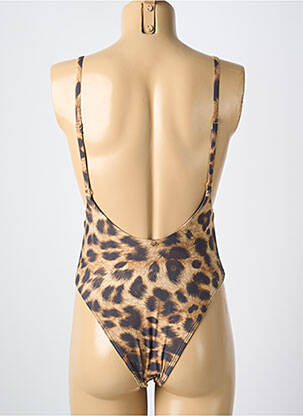 Costum de baie dintr-o singură piesă elasticitate top sutien modelat maro PILYQ femeie