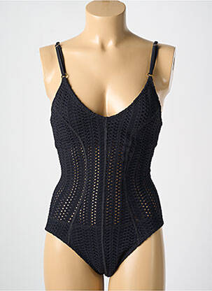 Costum de baie dintr-o singură piesă negru PILYQ femeie