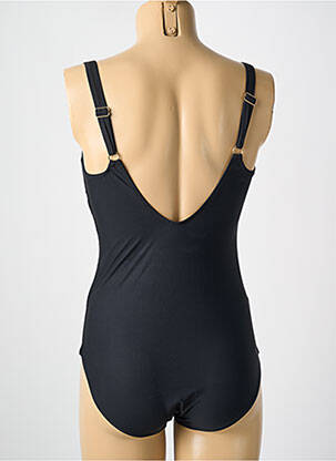 Costum de baie dintr-o singură piesă elasticitate sutien cupe întregi cu decolteu înalt negru MIRADONNA femeie