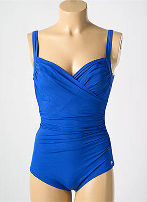 Costum de baie dintr-o singură piesă albastru MIRADONNA femeie