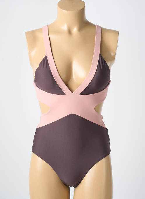 Costum de baie dintr-o singură piesă violet PILYQ femeie