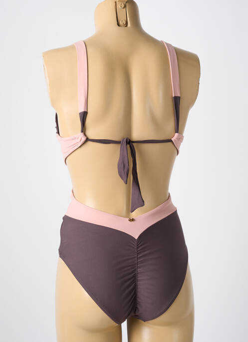 Costum de baie dintr-o singură piesă violet PILYQ femeie