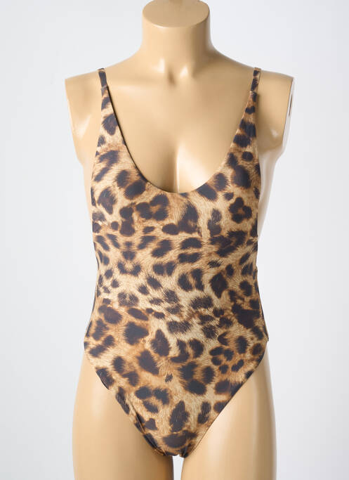 Costum de baie dintr-o singură piesă maro PILYQ femeie