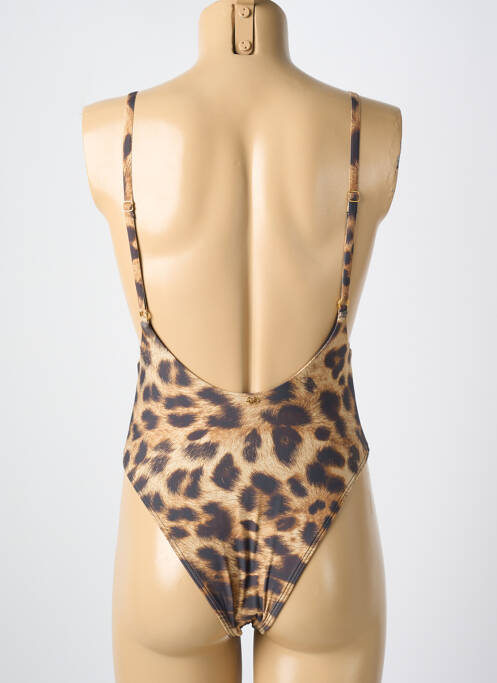 Costum de baie dintr-o singură piesă maro PILYQ femeie