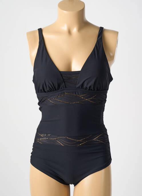 Costum de baie dintr-o singură piesă elasticitate top sutien modelat negru MIRADONNA femme