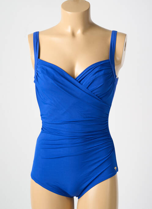 Costum de baie dintr-o singură piesă albastru MIRADONNA femeie