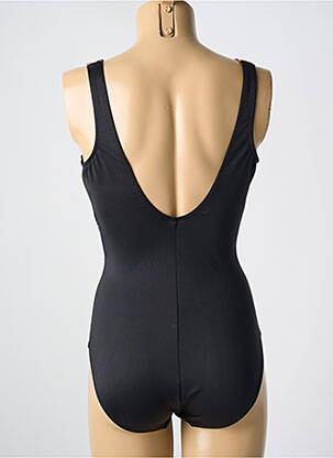 Costum de baie dintr-o singură piesă efect material satinat top sutien modelat negru MIRACLESUIT femeie